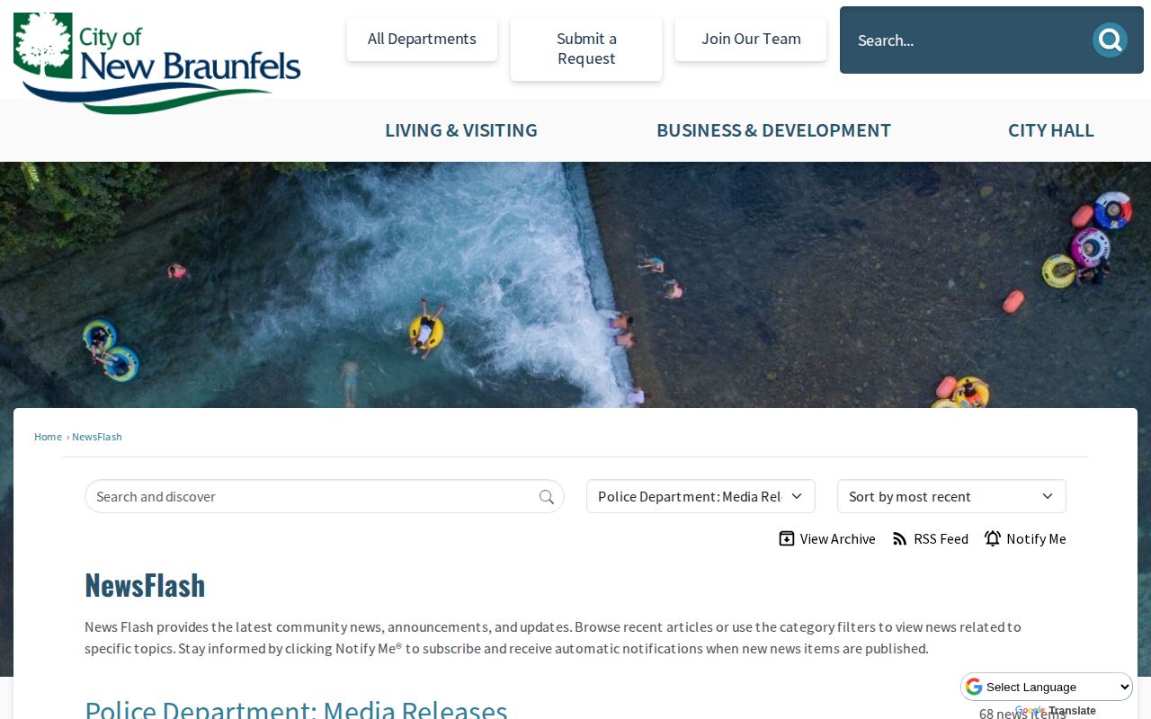 New Braunfels official news archive with selective Comal County booking photos